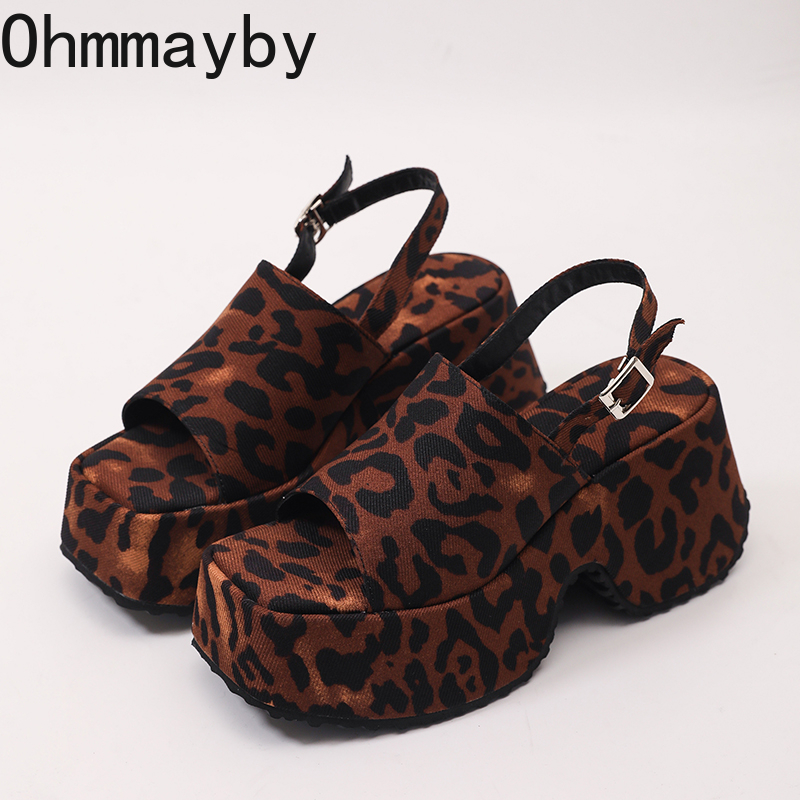Summer Clothing Petite - 2026 New Summer Women Leopard Platform