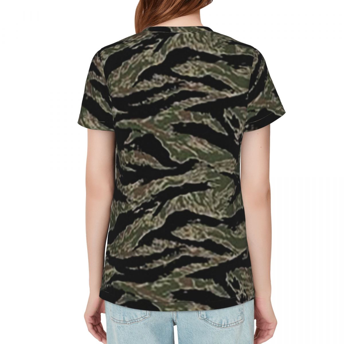 Tiger Stripe Camouflage Milita - Summer Clothing For 70 Year Old Woman recension och pris