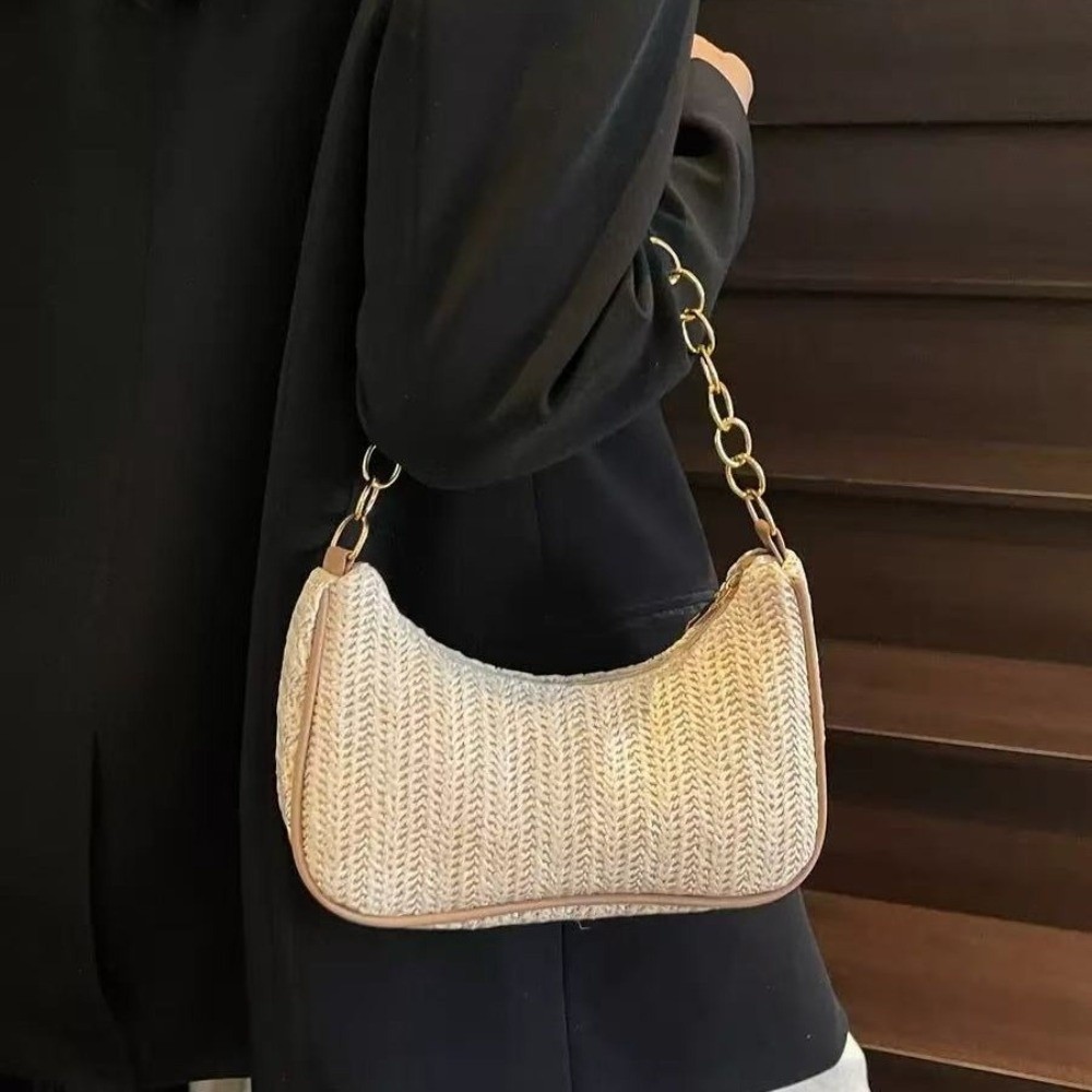 Casual Bohemian Straw Shoulder - Beach Bag Straw recension och pris