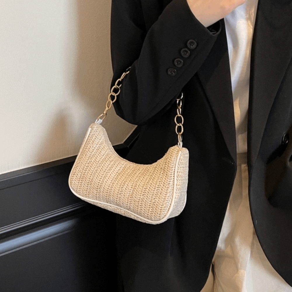 Casual Bohemian Straw Shoulder - Beach Bag Straw recension och pris