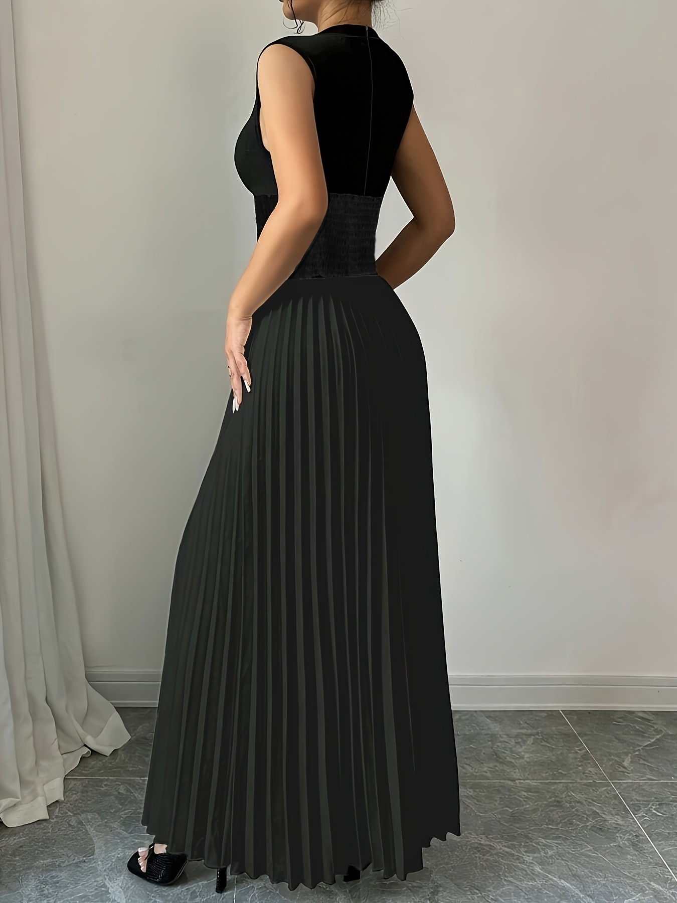 Black Women's Oversized Woven  - Summer Clothing For 70 Year Old Woman recension och pris