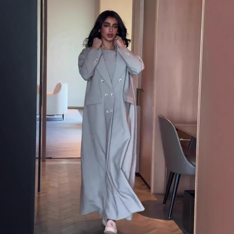 Women Single Breasted Trench C - Summer Linen Clothing For Women recension och pris