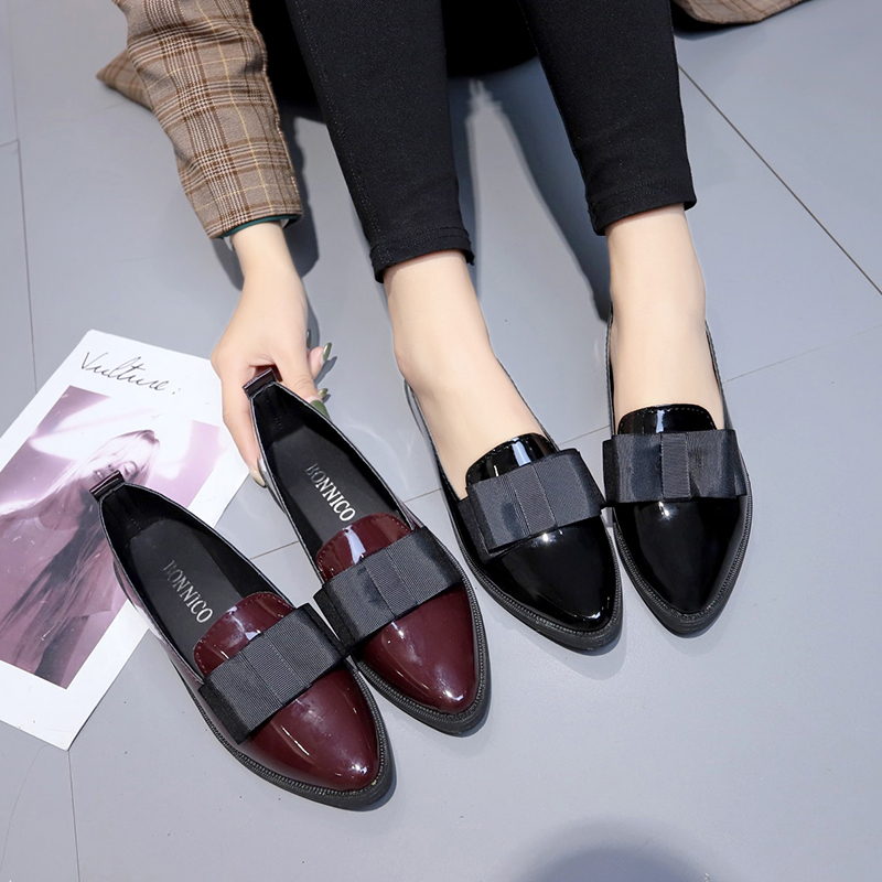 Black/ Wine Red Patent Leather - Summer Clothing Petite recension och pris