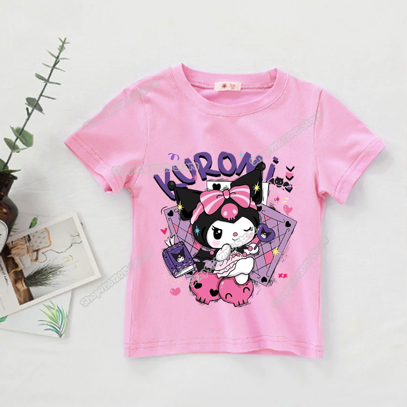 Cartoon Kuromi Melody Girl T-S - Summer Clothing Newborn recension och pris