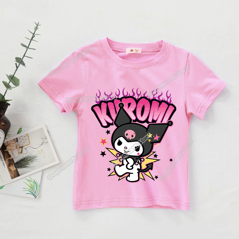 Cartoon Kuromi Melody Girl T-S - Summer Clothing Newborn recension och pris