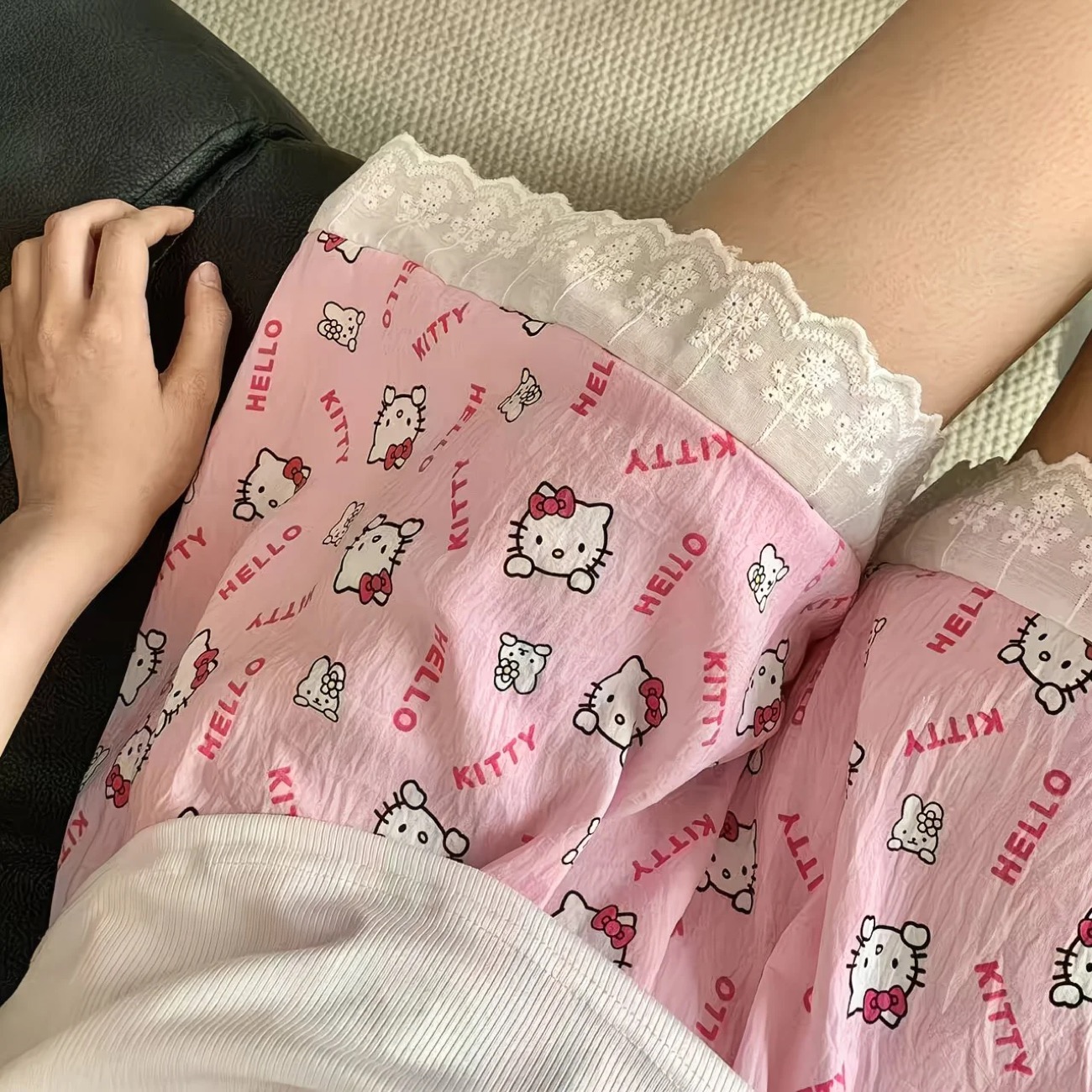 Kawaii Hello Kitty Shorts Summ - Japan Summer Festival Clothing recension och pris