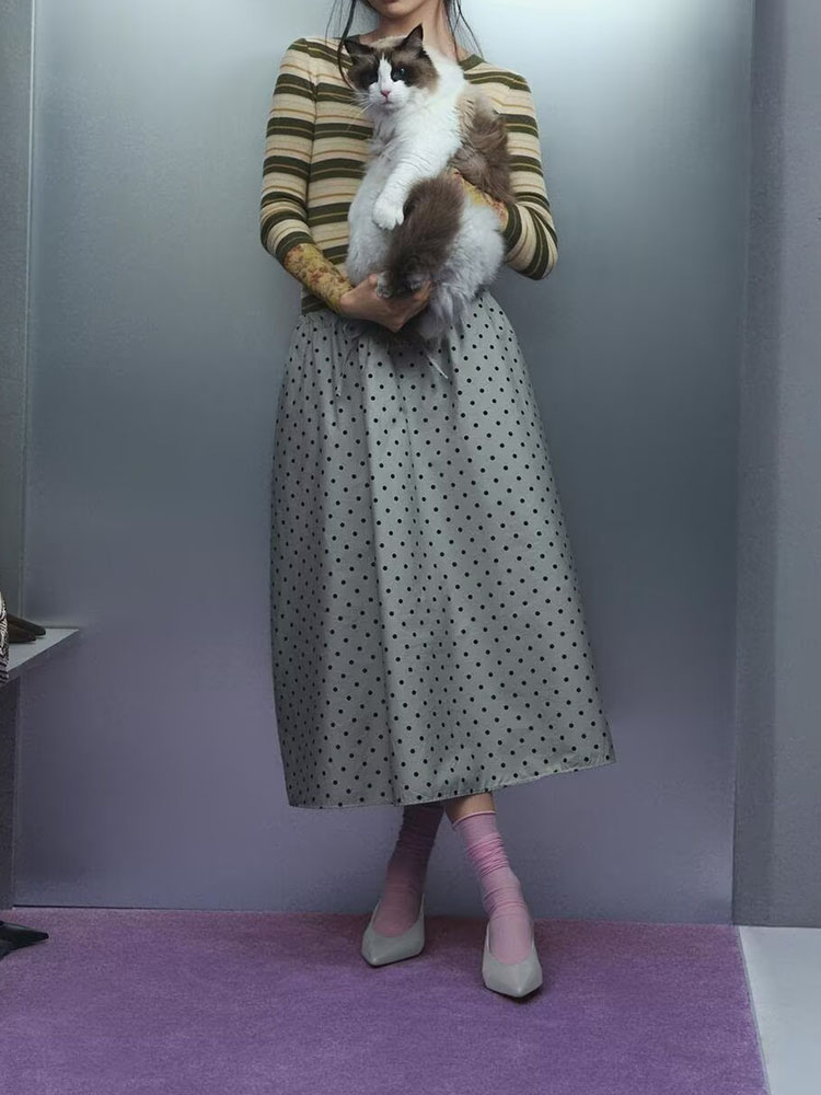 New Summer Women's Midi Skirt  - Summer Clothing Vintage recension och pris