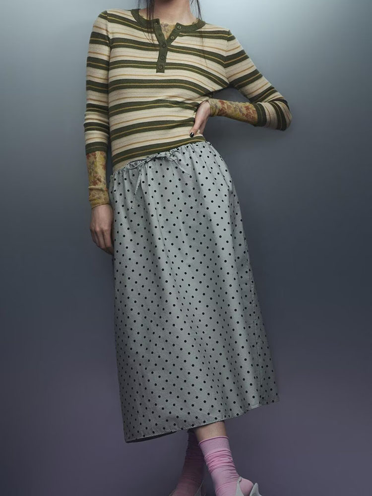 New Summer Women's Midi Skirt  - Summer Clothing Vintage recension och pris