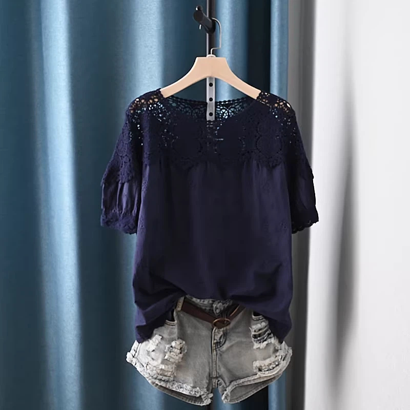2026 Hollow Out Lace Patchwork - Japan Summer Clothing Women recension och pris
