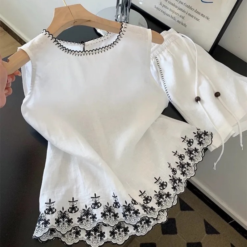 Simple Old Money Style Cotton  - Summer Linen Clothing For Women recension och pris