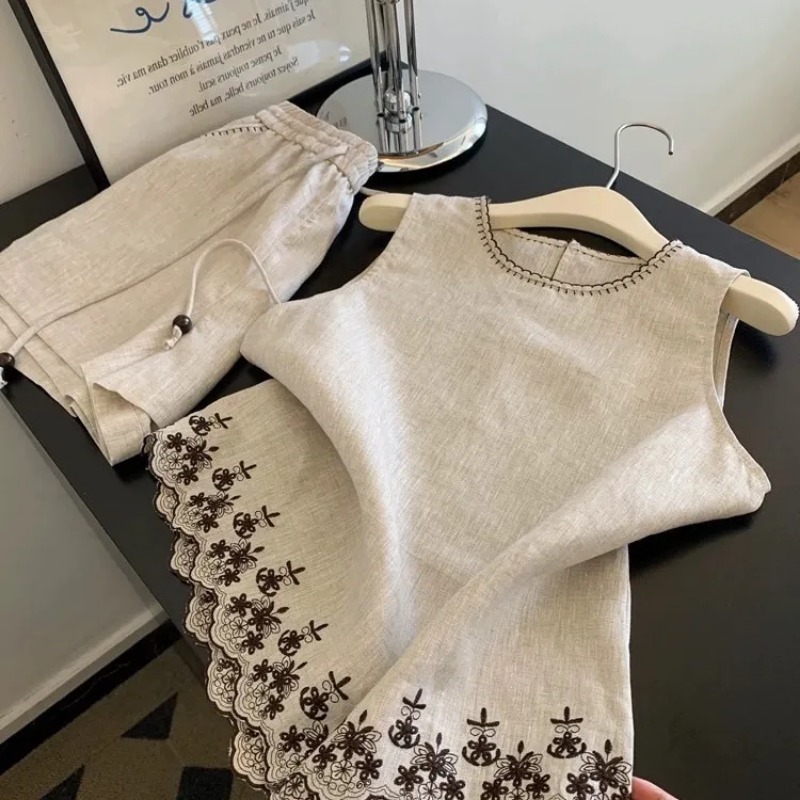 Simple Old Money Style Cotton  - Summer Linen Clothing For Women recension och pris