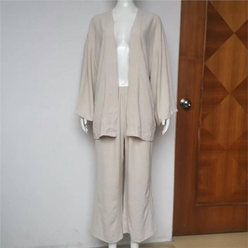 Women's Linen Trouser Suit Wit - Summer Linen Clothing For Women recension och pris