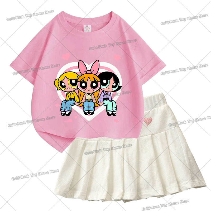 Powerpuff Girl T Shirt Pleated - Summer Clothing Newborn recension och pris