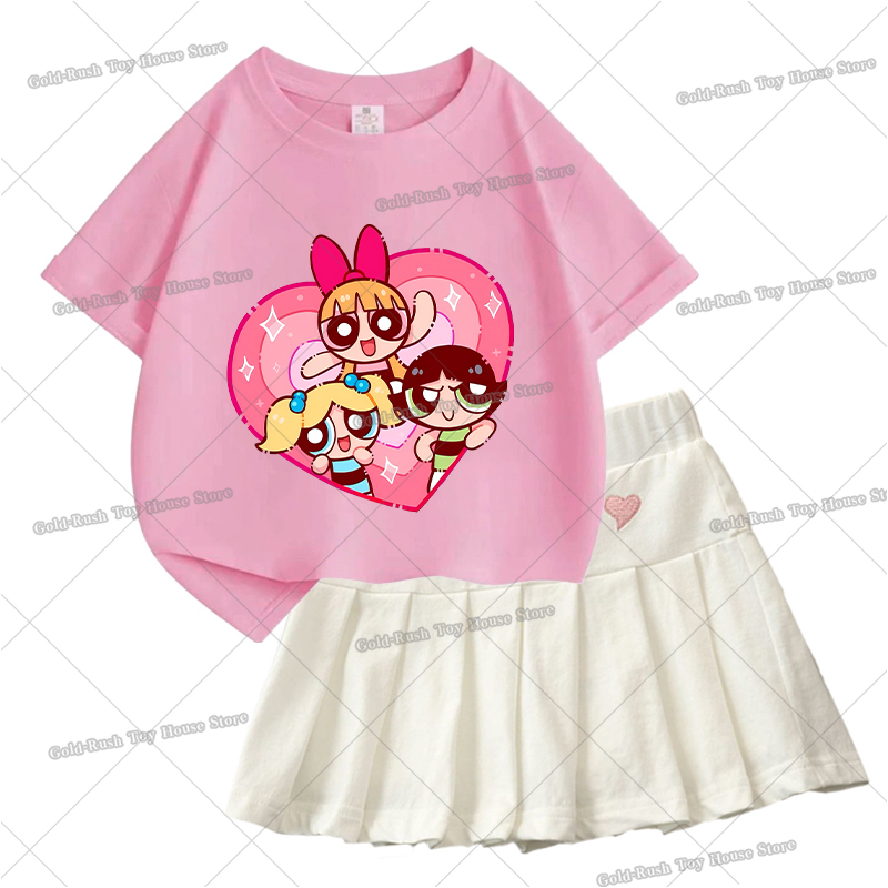 Powerpuff Girl T Shirt Pleated - Summer Clothing Newborn recension och pris
