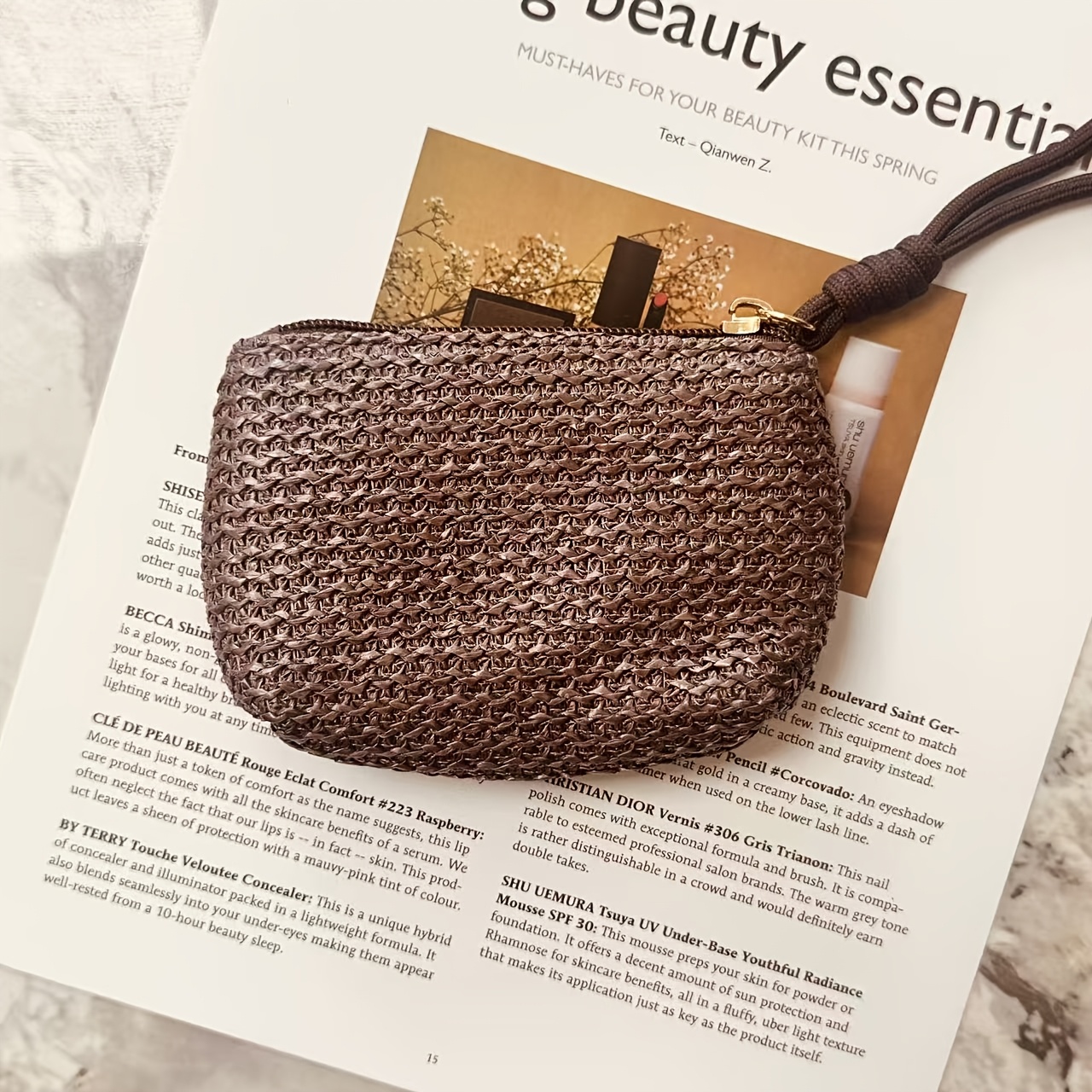 Summer Straw Key Coin Storage  - Beach Bag Straw recension och pris