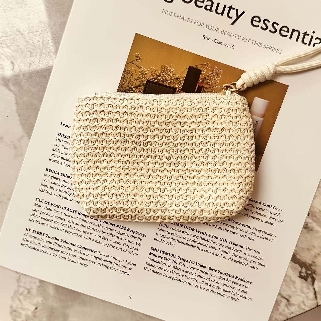 Summer Straw Key Coin Storage  - Beach Bag Straw recension och pris