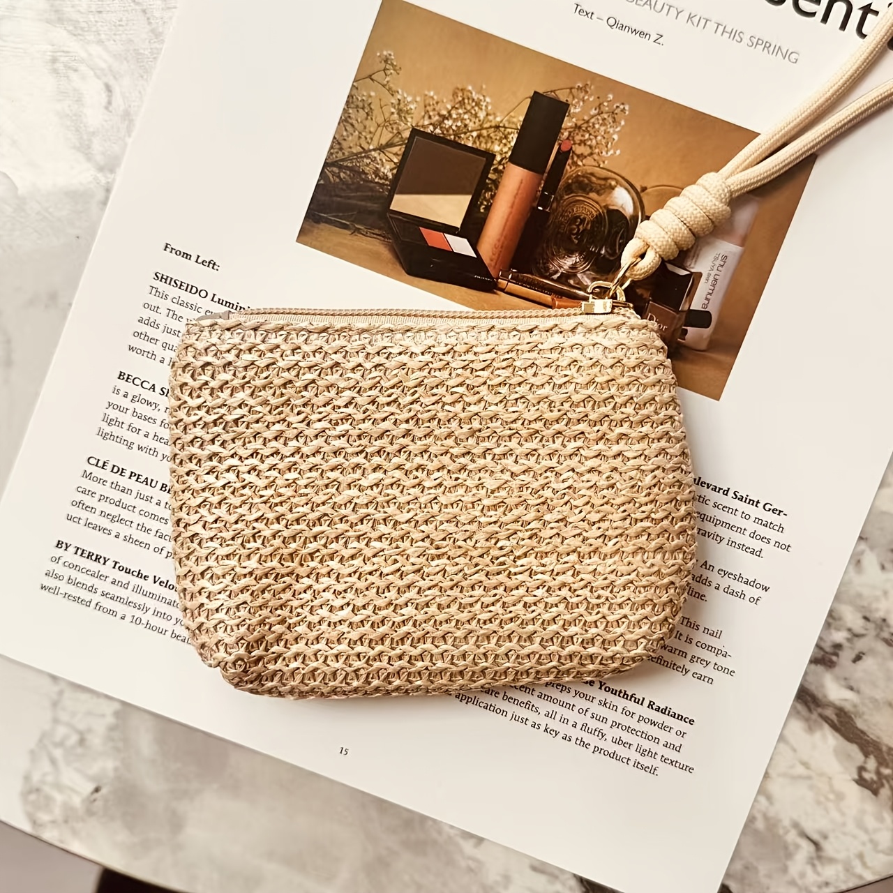 Summer Straw Key Coin Storage  - Beach Bag Straw recension och pris