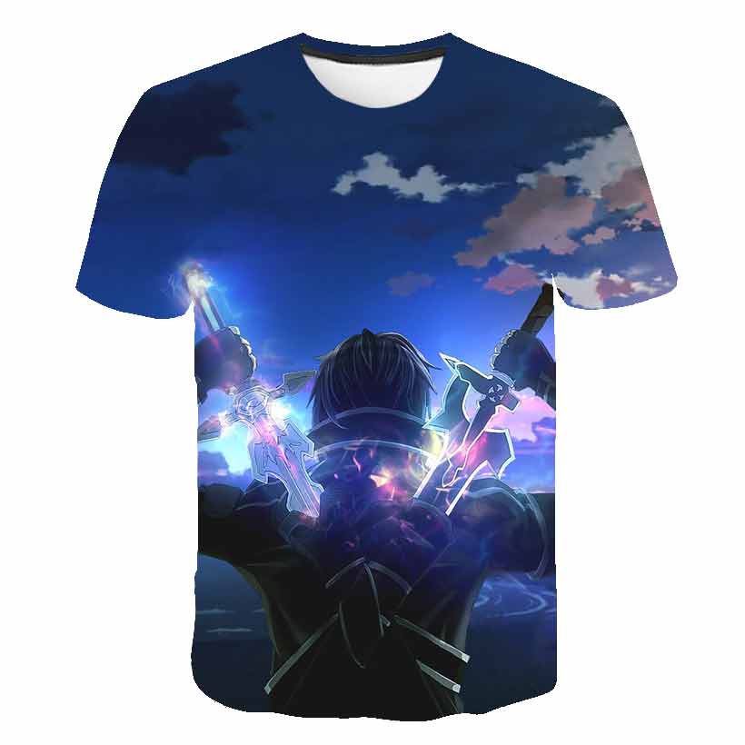 Anime 3D-printed Sword Art Onl - Summer Clothing Online Shopping recension och pris