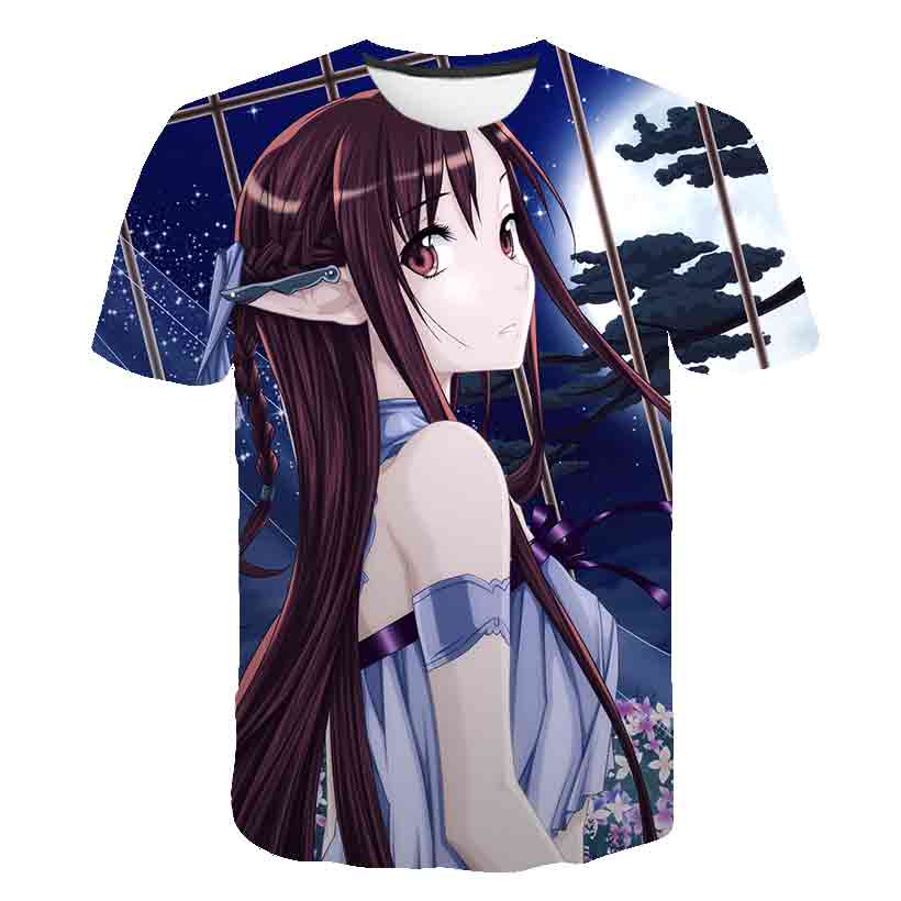 Anime 3D-printed Sword Art Onl - Summer Clothing Online Shopping recension och pris