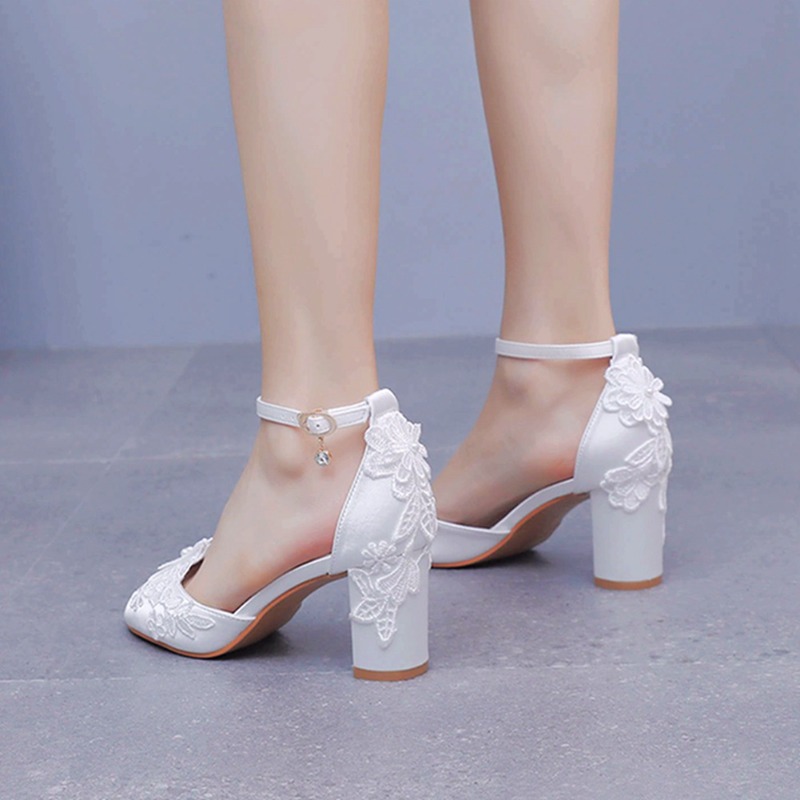 Women White Silk High Heels Su - Summer Clothing Petite recension och pris