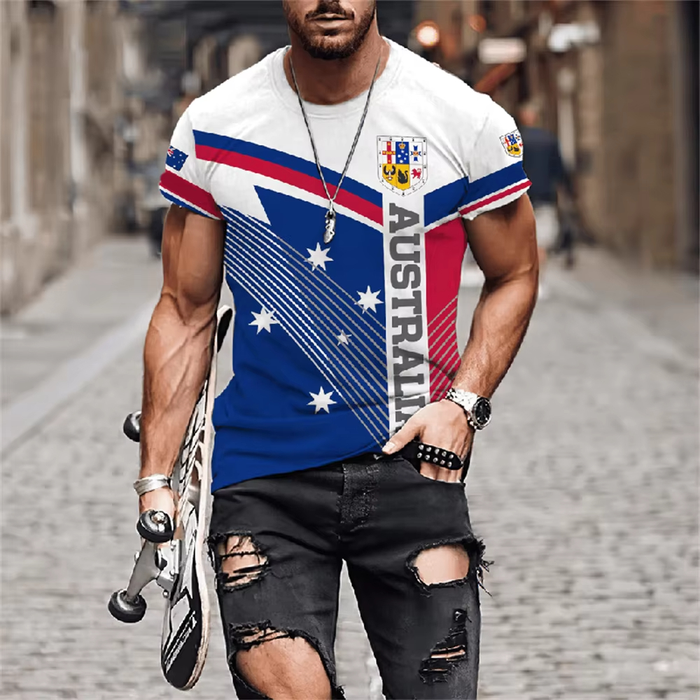 Men's T-Shirts Australia Graph - Summer Clothing Women Australia recension och pris