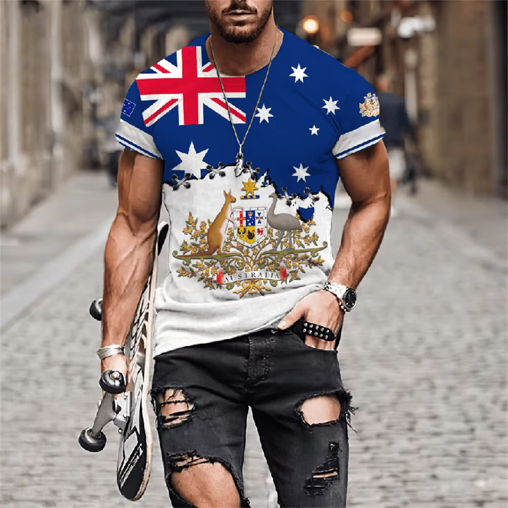 Men's T-Shirts Australia Graph - Summer Clothing Women Australia recension och pris