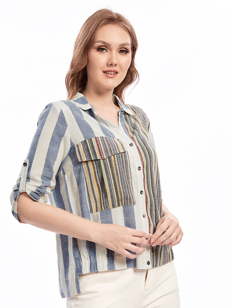 Womens plus size woven lapel s - Summer Clothing Colors recension och pris