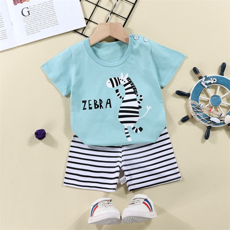 Cotton Tees+Shorts 2-piece Tra - Summer Clothing Newborn recension och pris