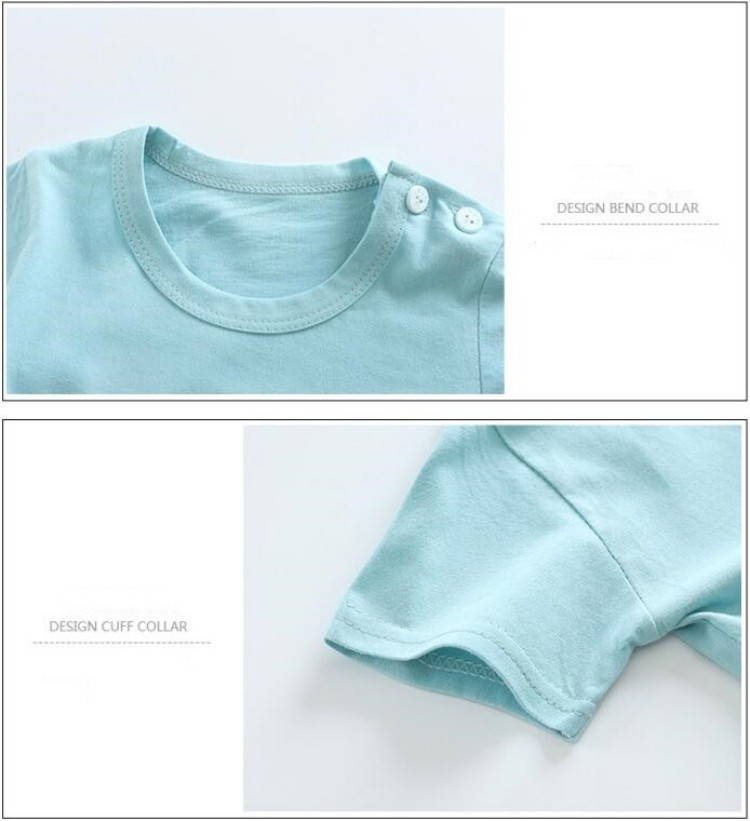 Cotton Tees+Shorts 2-piece Tra - Summer Clothing Newborn recension och pris