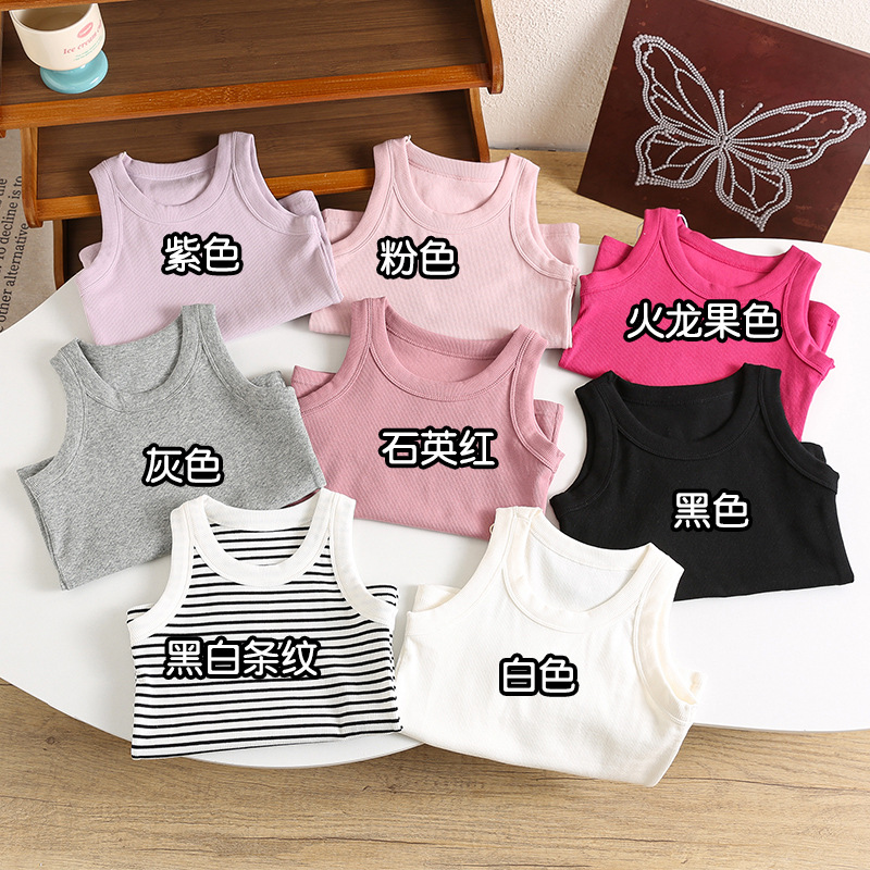 Kids Sleeveless T-shirts Candy - Summer Clothing Newborn recension och pris
