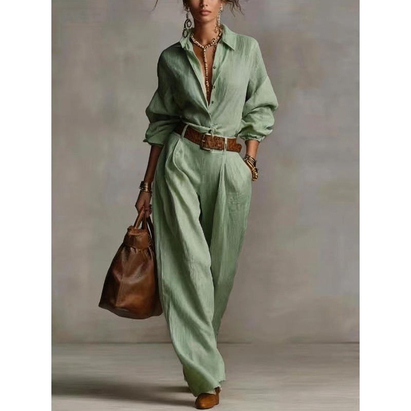 Spring Summer Temperament Soli - Summer Linen Clothing For Women recension och pris