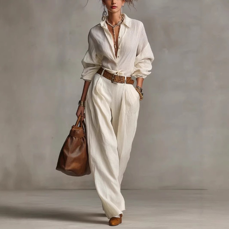 Spring Summer Temperament Soli - Summer Linen Clothing For Women recension och pris