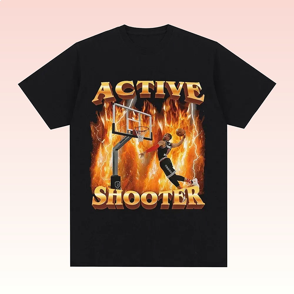 Active Shooter Funny Meme Grap - Summer Clothing Cheap recension och pris