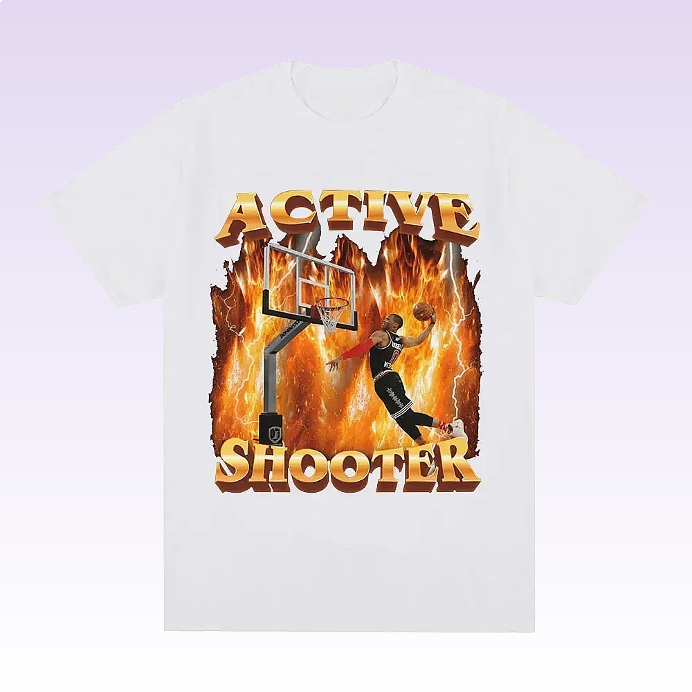 Active Shooter Funny Meme Grap - Summer Clothing Cheap recension och pris