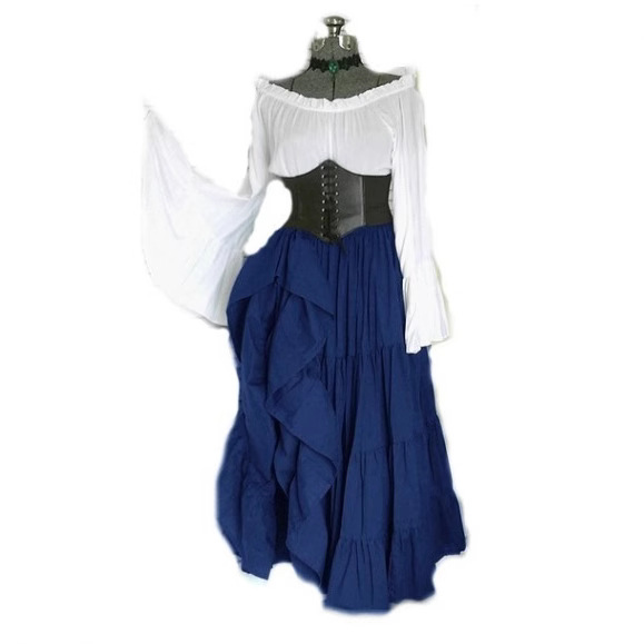 2025 New Party Long-sleeved Dr - Summer Renaissance Clothing recension och pris