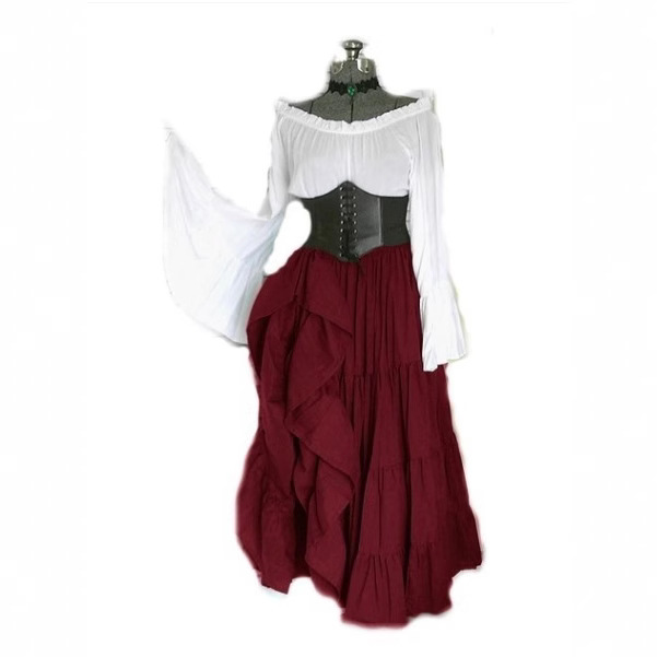 2025 New Party Long-sleeved Dr - Summer Renaissance Clothing recension och pris