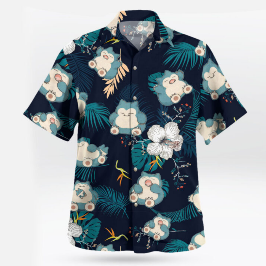 Snorlax Pokemon Hawaiian Shirt - Japan Summer Clothing Women recension och pris