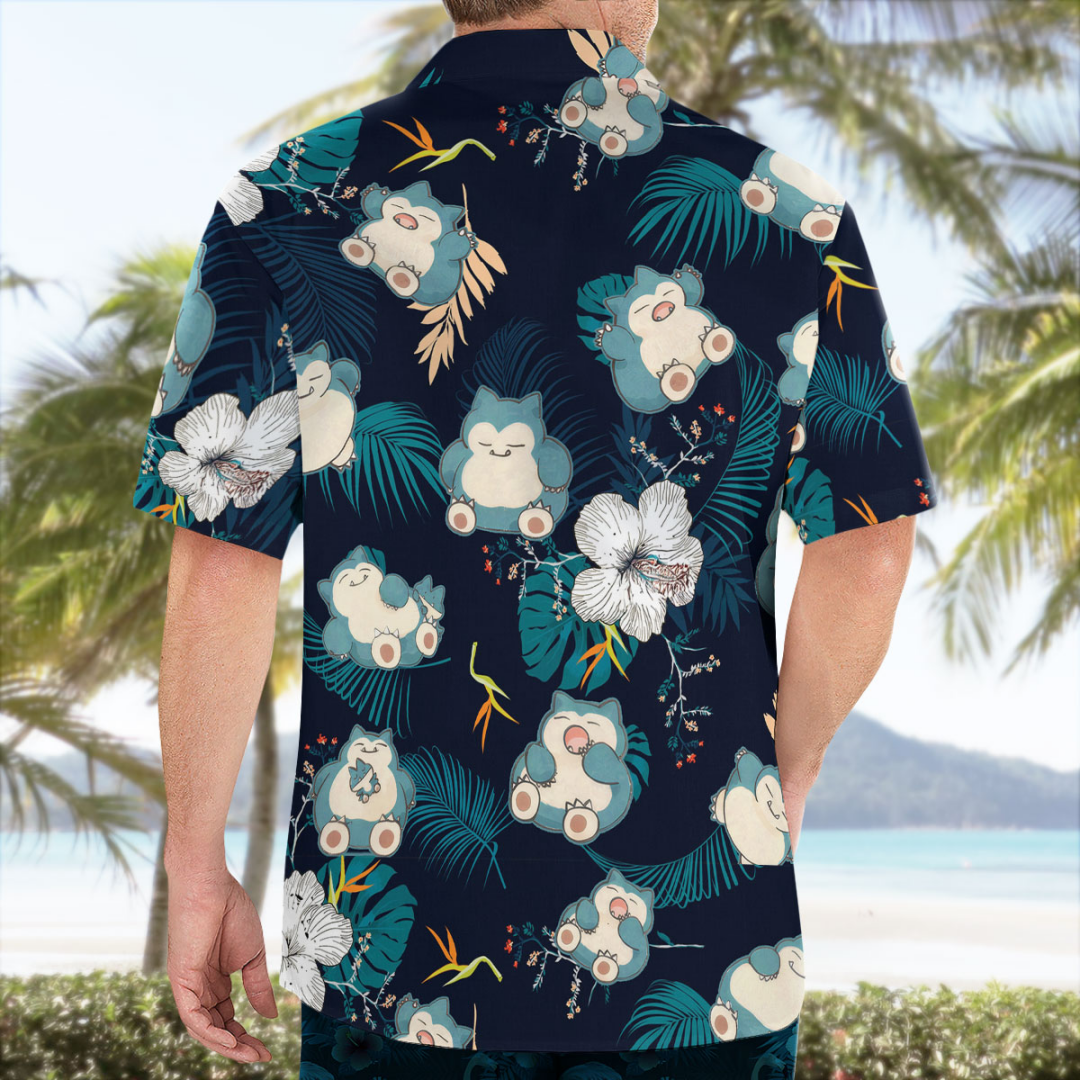 Snorlax Pokemon Hawaiian Shirt - Japan Summer Clothing Women recension och pris