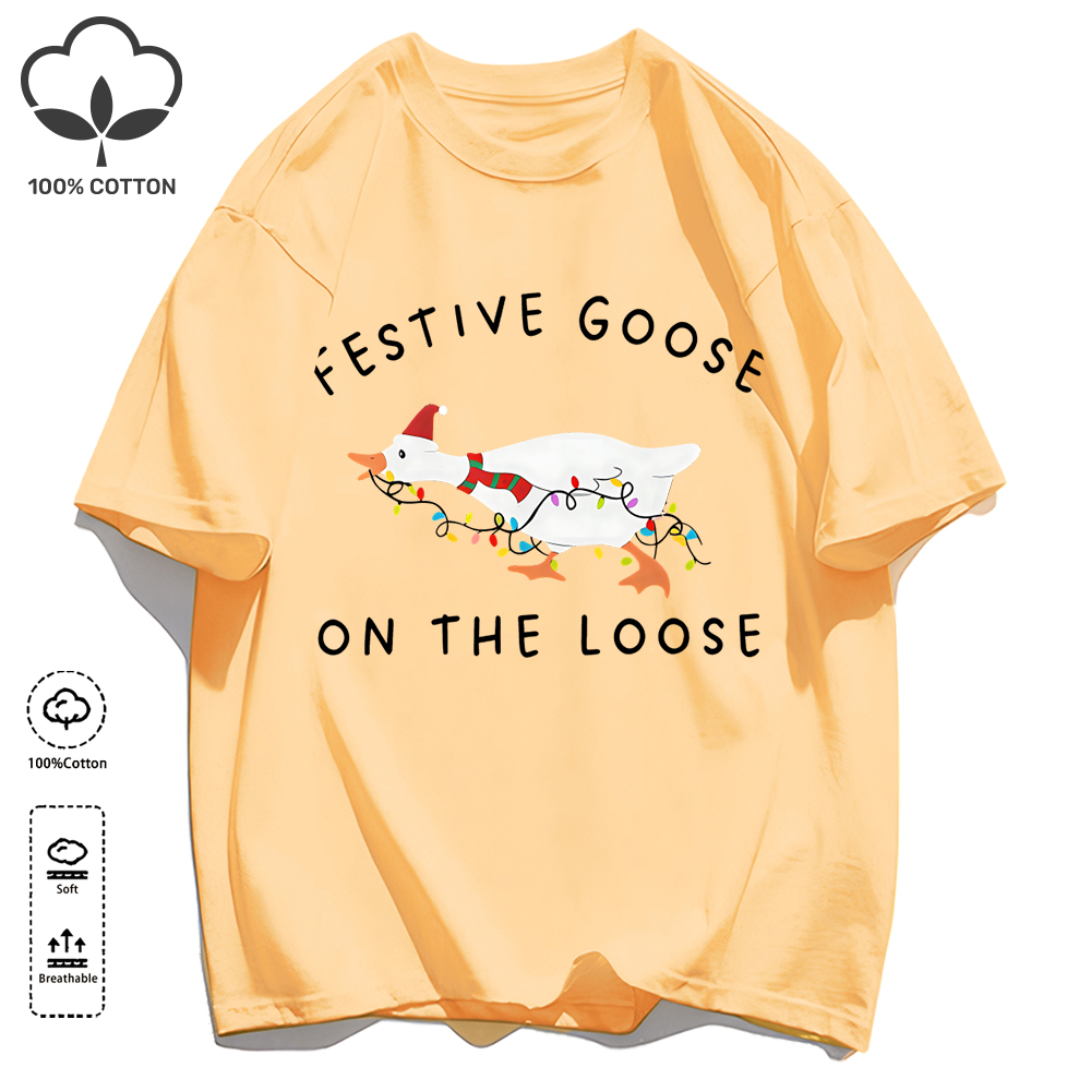Festive Goose On The Loose Des - Japan Summer Festival Clothing recension och pris