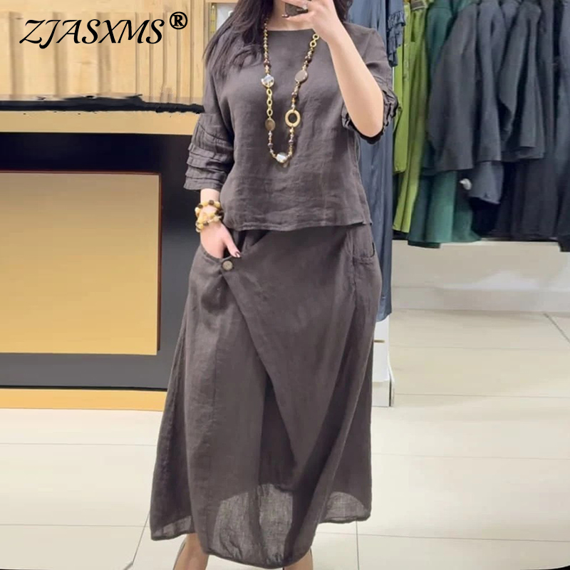 Casual O Neck Top Pullover & A - Summer Linen Clothing For Women recension och pris