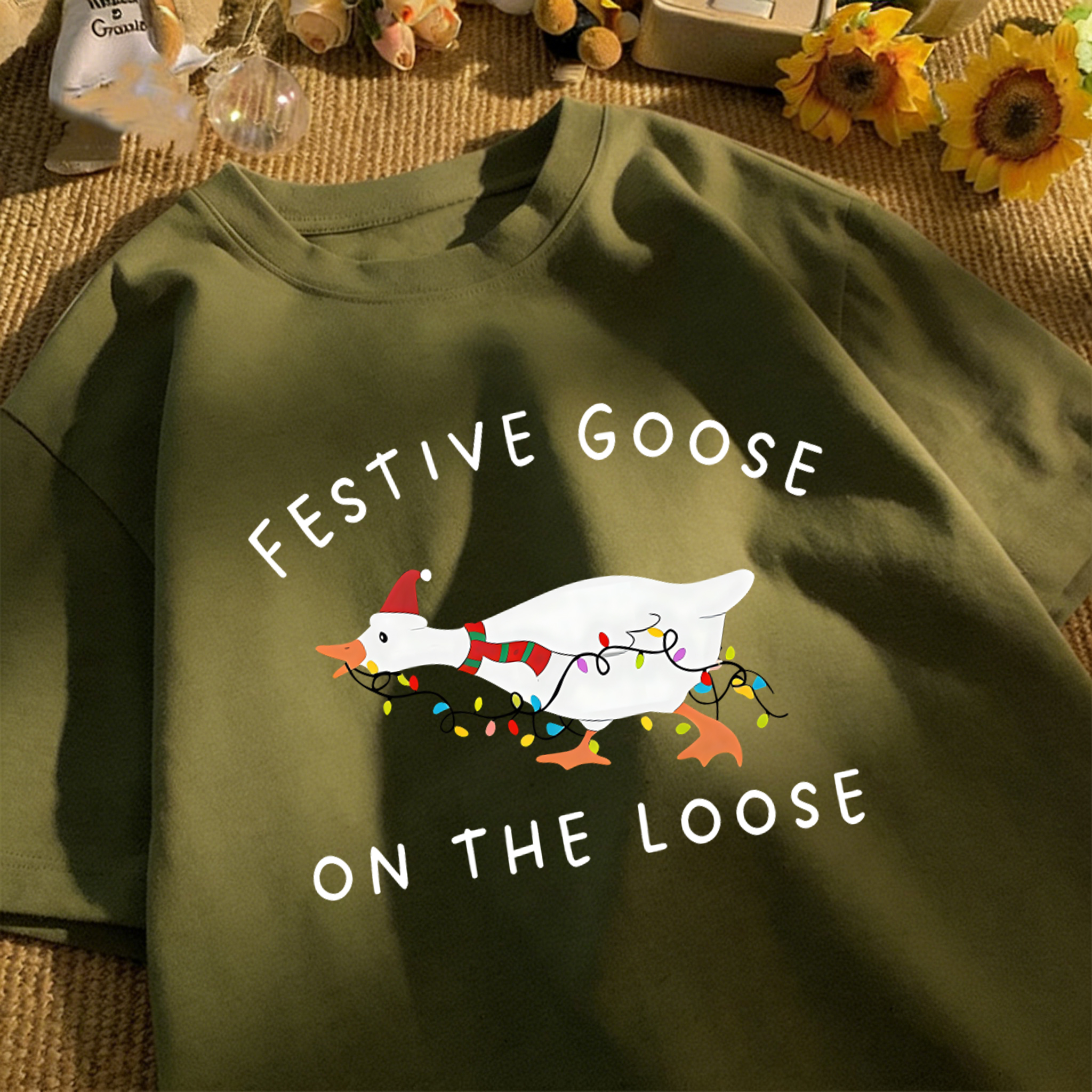 Festive Goose On The Loose Des - Japan Summer Festival Clothing recension och pris