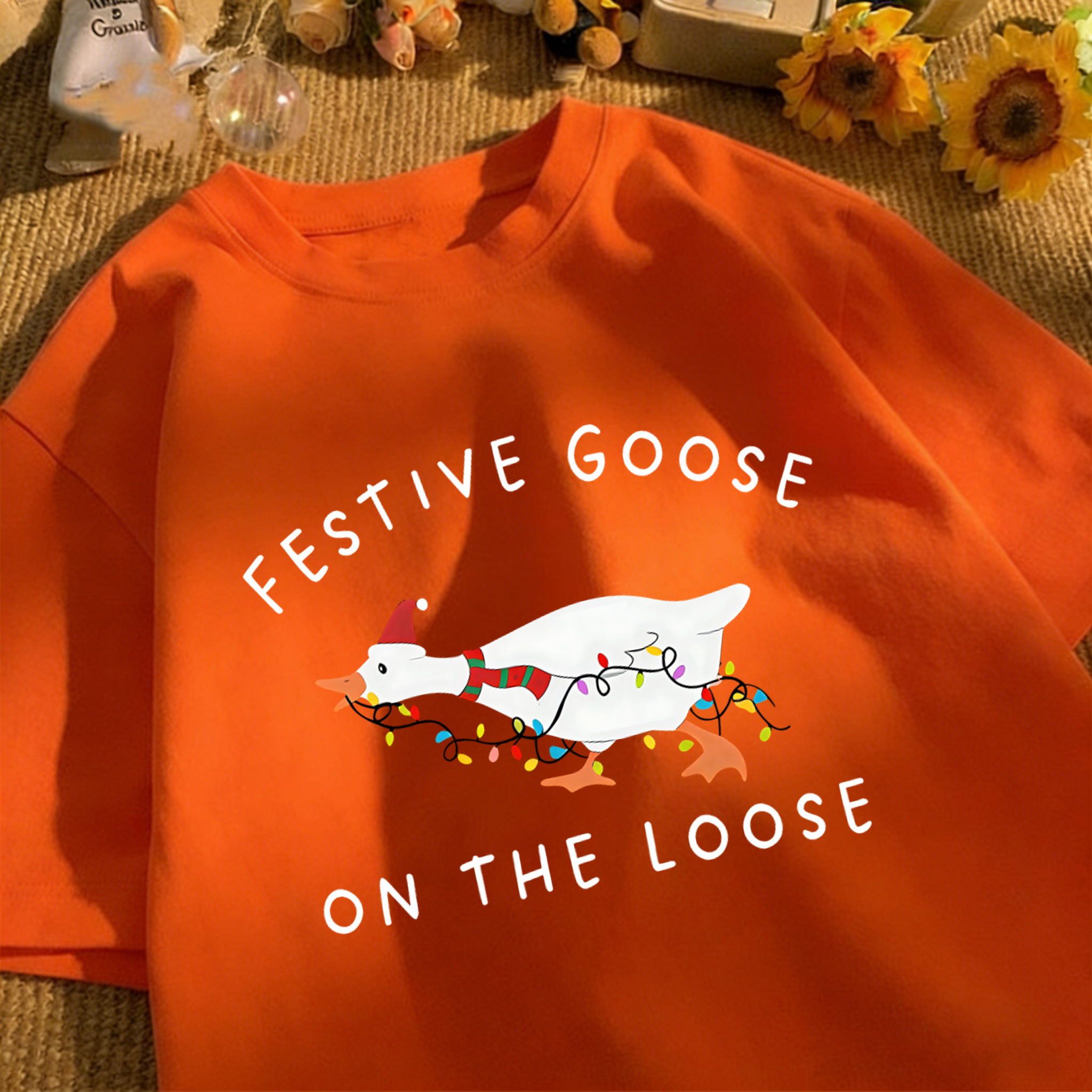 Festive Goose On The Loose Des - Japan Summer Festival Clothing recension och pris