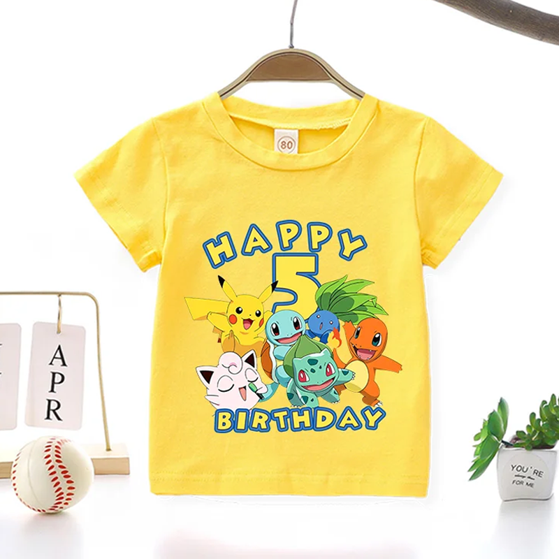 Pokemons Cotton T-Shirt Boys G - Summer Clothing Newborn recension och pris