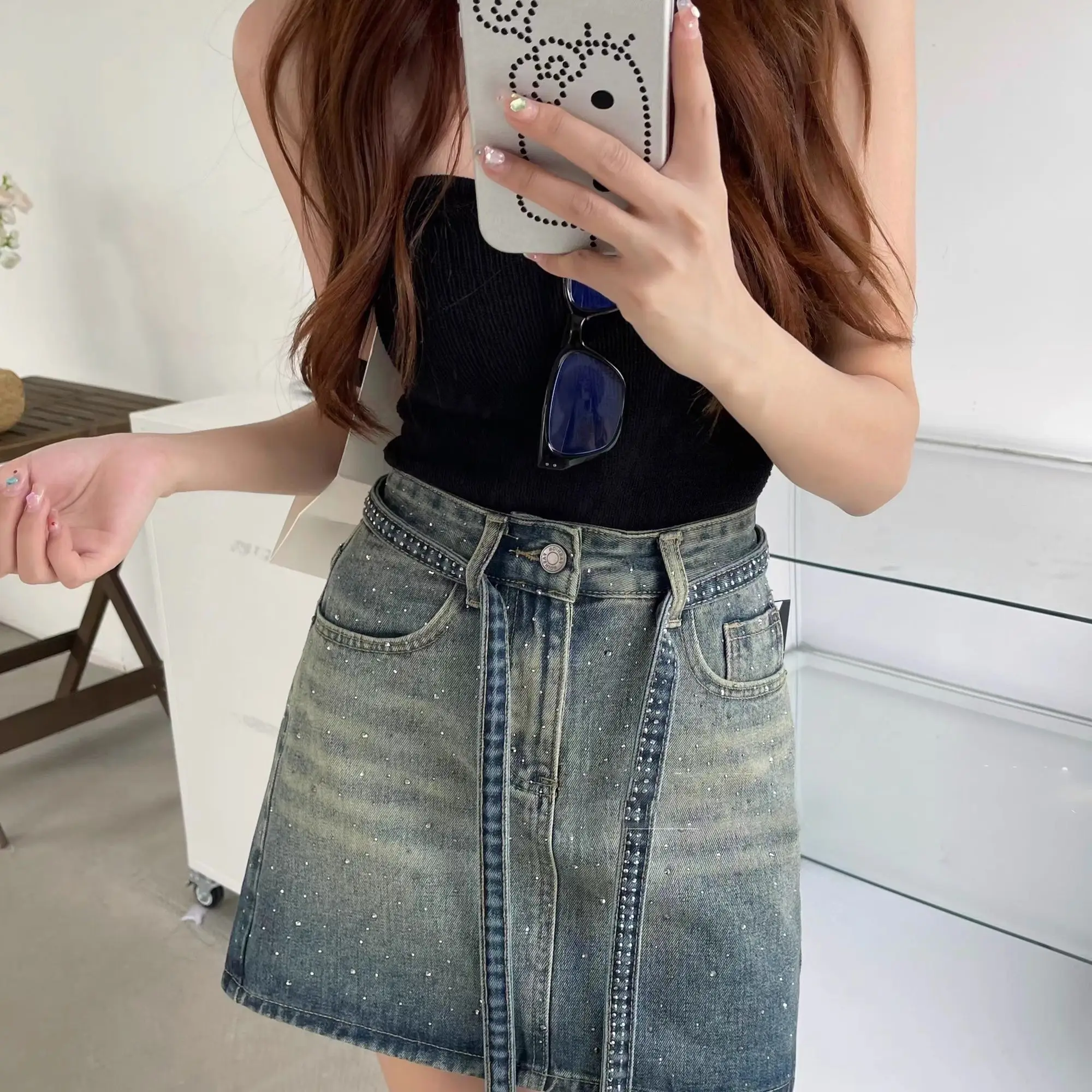 Jeans Skirts For Women Gradien - Summer Clothing Cheap recension och pris