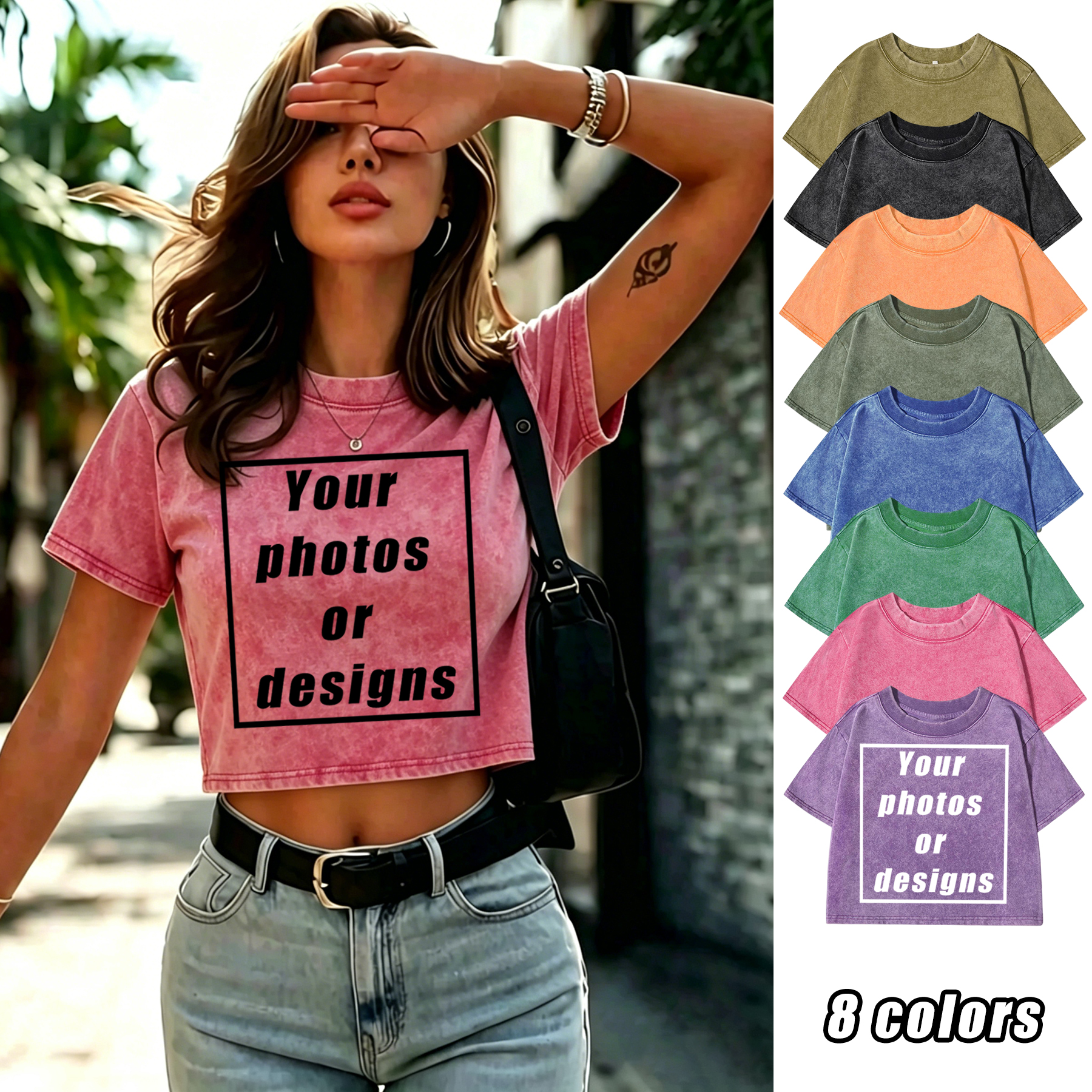 Custom Graphic Logo Retro T Sh - Summer Clothing Vintage recension och pris