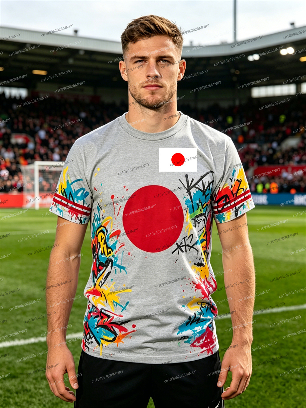 Fan Jersey Cheer up! Japan Fla - Japan Summer Clothing Women recension och pris