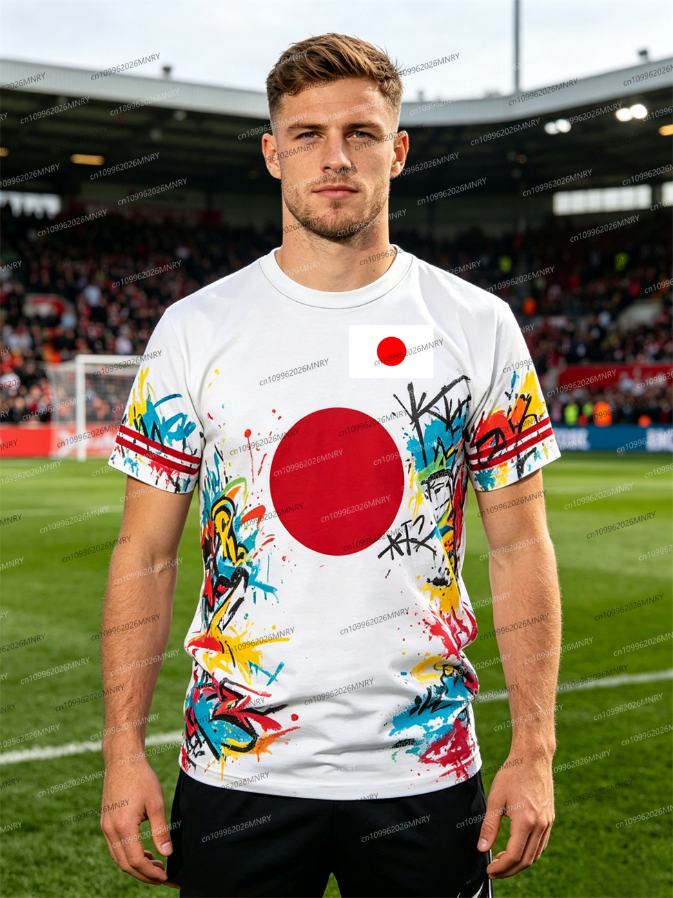 Fan Jersey Cheer up! Japan Fla - Japan Summer Clothing Women recension och pris