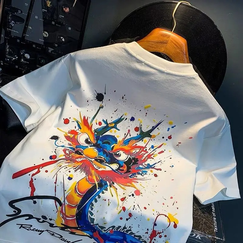 100℅ Cotton T Shirt for Men Wh - Summer Clothing Cheap recension och pris