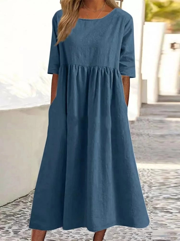 New Fashionable Women's Crew N - Summer Clothing Colors recension och pris