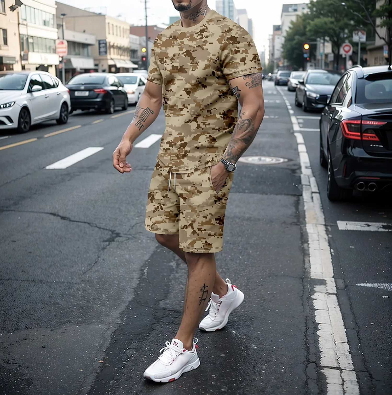 Camouflage Outdoor Tracksuits  - Summer Clothing Petite recension och pris